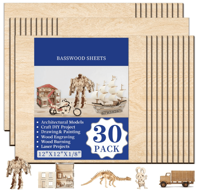 Basswood Plywood Sheets