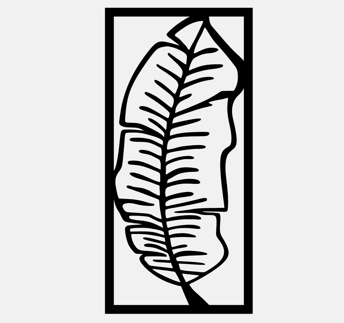 Decorative Leaf Wall Panels – Nature SVG Laser Cut Templates