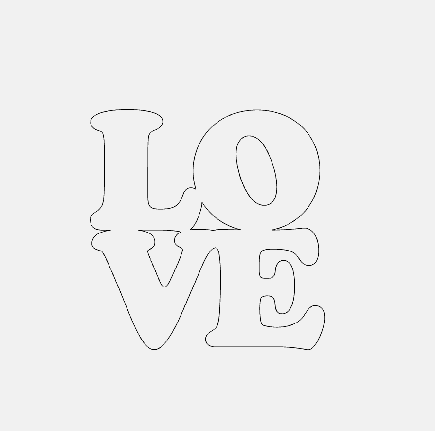 Love 2 Decorative Phrase