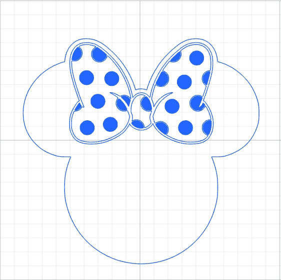 Disney Minnie Mouse Outline