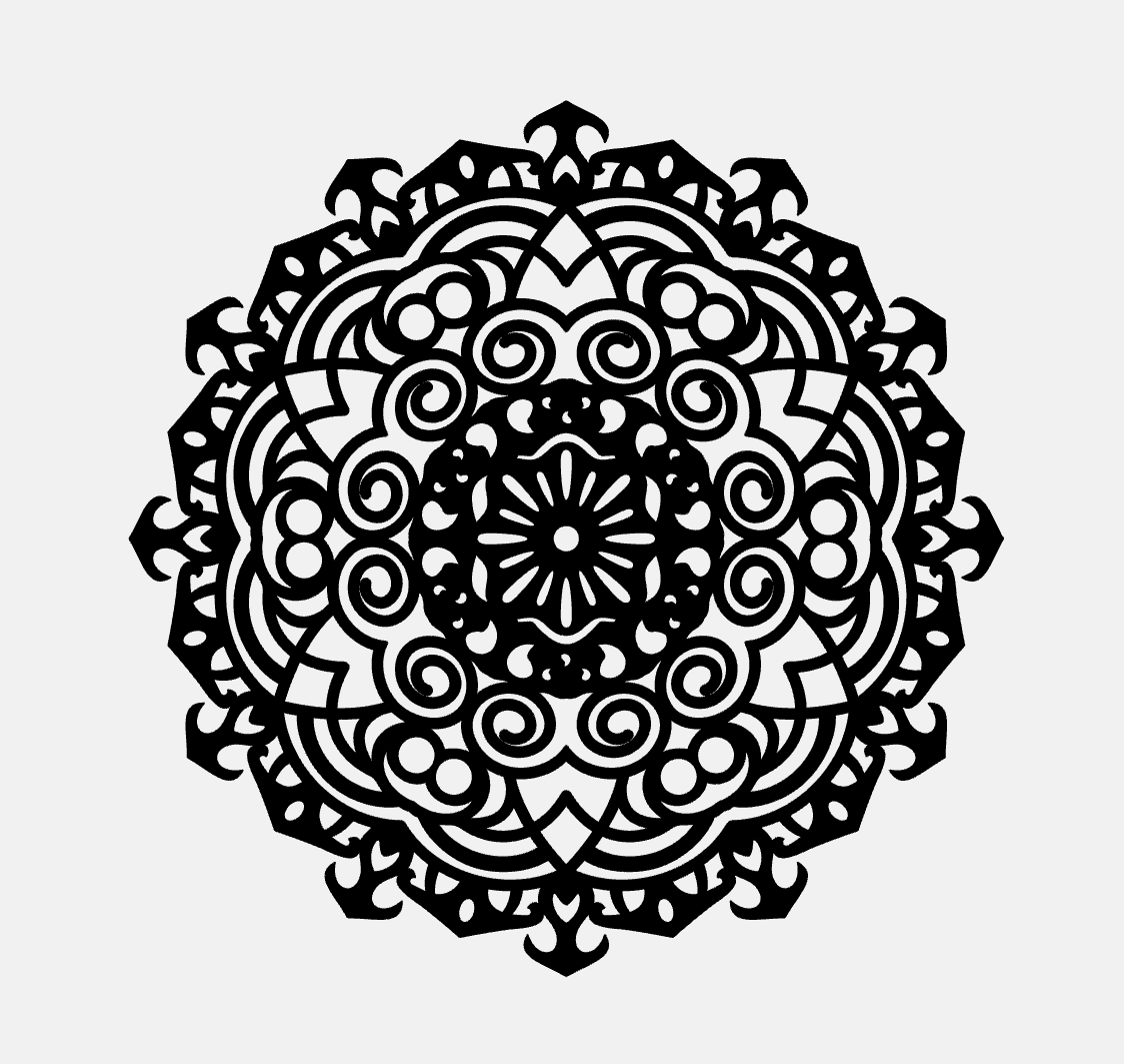 Mandala Svg Laser Cut