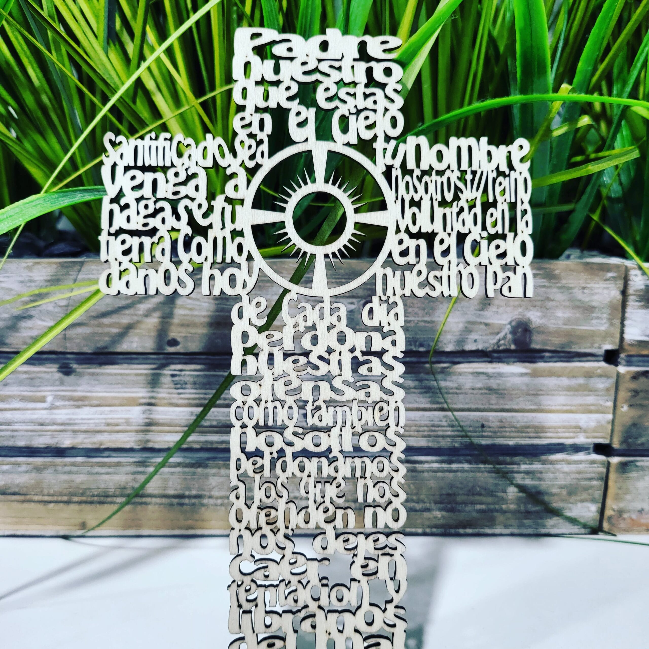 Padre Nuestro Prayer Cross